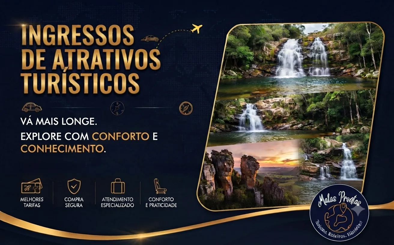 Ingressos de atrativos