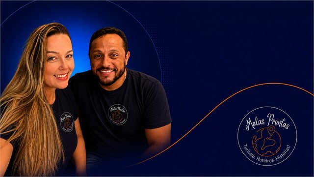 Vinícius e Letícia, da Malas Prontas Tur